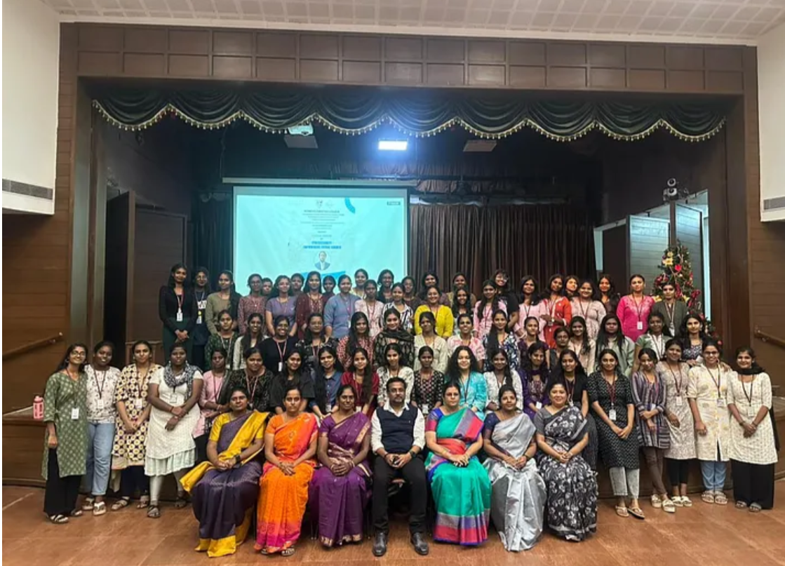 Seminar group photo, Women’s Christian College